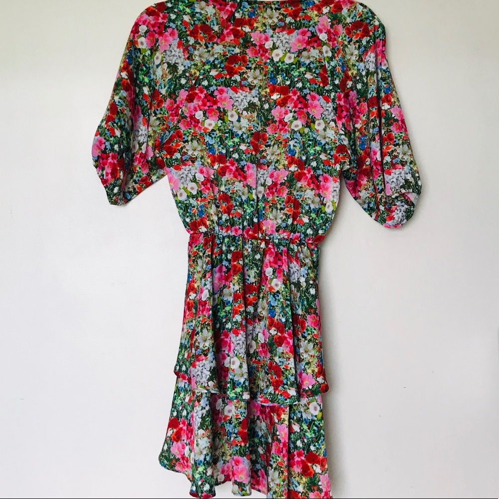 Zara Floral Print Mini Dress - Picture 9 of 15